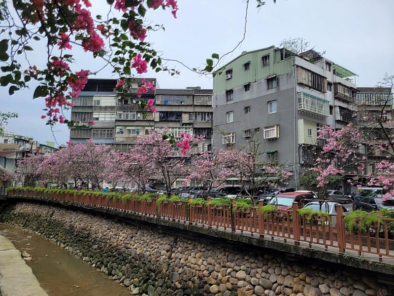 土城希望之河營造出宜人親水環境