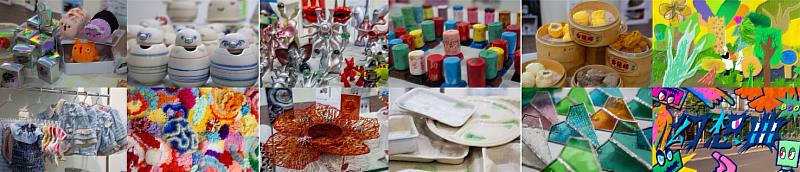 《作東⦿東作》參展同學作品,以多元媒材的形式展現創意。