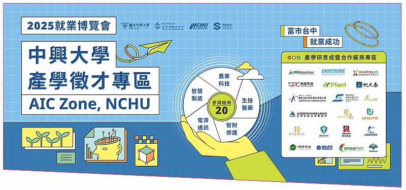 興大推動創新創業有成 3月22日就博會首設產學專區聯合徵才