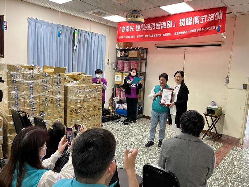 企業媒合捐335箱營養物資 嘉義縣8家身障機構受惠