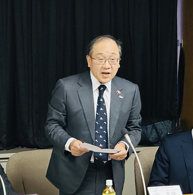 IEAT亞太委員會謝孟璋主任委員於拜會中致詞