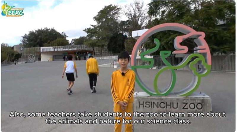 學生用英語介紹學校的特色課程-到動物園進行延伸學習