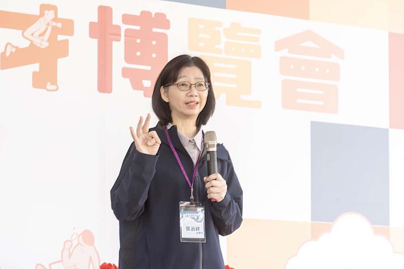 秘書長張治祥祝福所有求職青年都能找到理想工作,廠商也能覓得良才