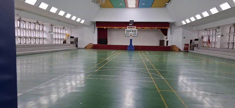 圖:舊社國小大型及會場所炫風館冷氣將汰換更新及局部電力改善