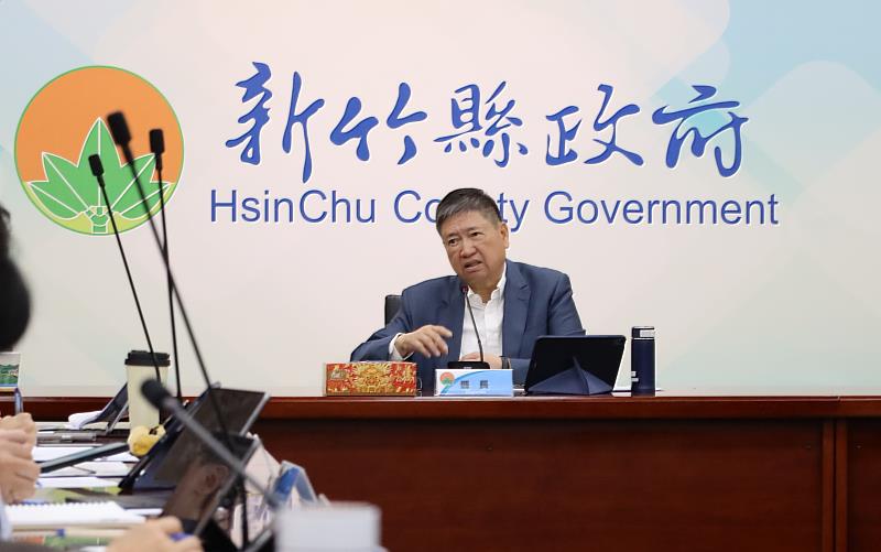 新竹縣長楊文科要求縣府各局處查處違建，並請第一線鄉鎮市公所本於職責積極查報。