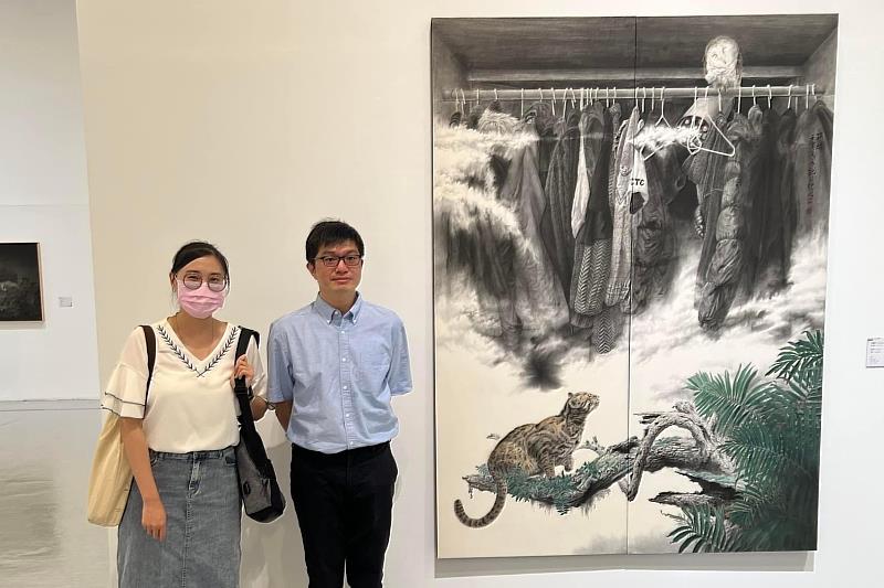 南大紀冠地老師作品〈淨域〉榮獲112年全國美術展水墨類第一名