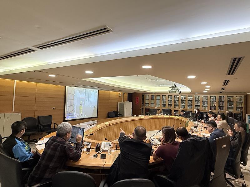 國立臺北護理健康大學張育通博士率隊參訪新北市EOC。