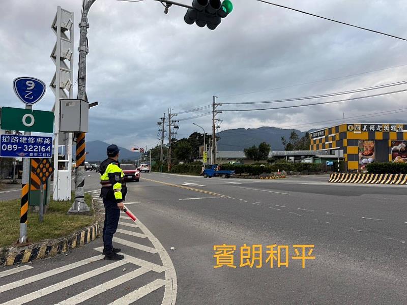臺東警察分局加強清明連假交通疏導,維護行車安全交通順暢