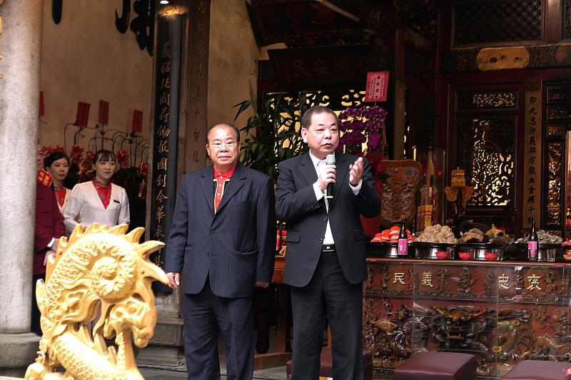 圖4 新竹縣政府副縣長陳見賢致詞