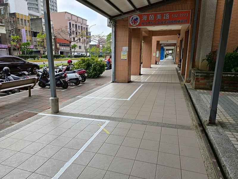 新竹市28處騎樓將試辦開放機慢車停車。