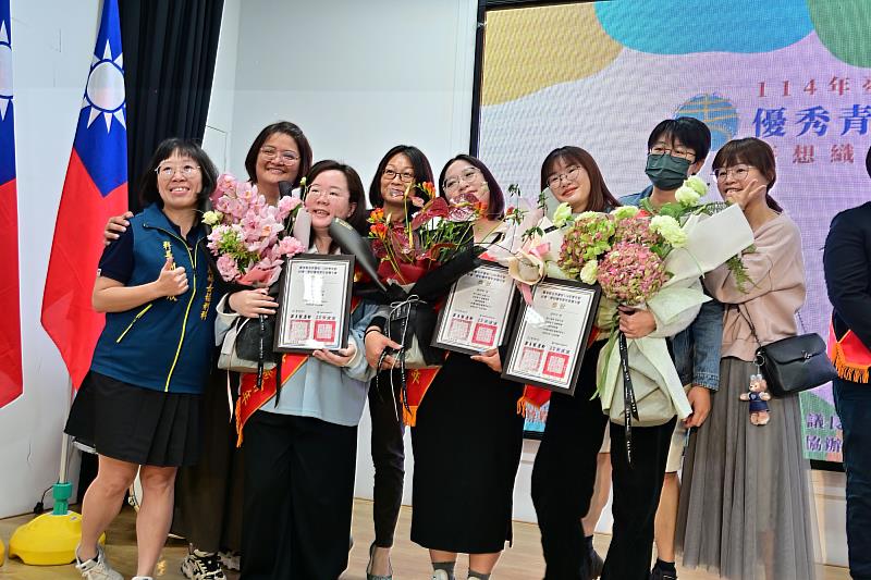 慶祝青年節！臺東表揚78位優秀青年 廖祐笙接受全國表揚