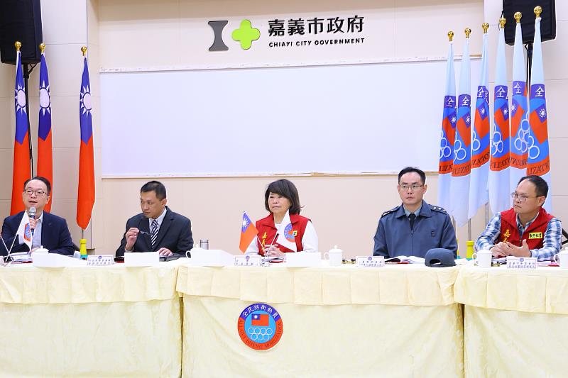 黃敏惠市長主持全民戰力綜合協調及災害防救三合一會報114年第1次定期會議