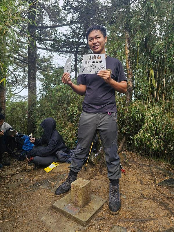 大葉大學消防學程大四生蘇玟銜曾擔任登山社社長