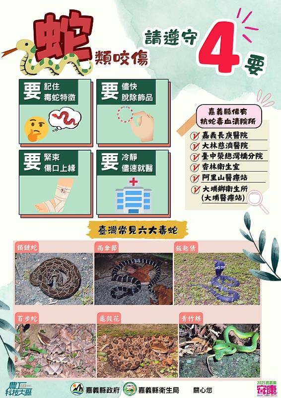 清明掃墓做好防護 慎防恙蟲與毒蛇威脅