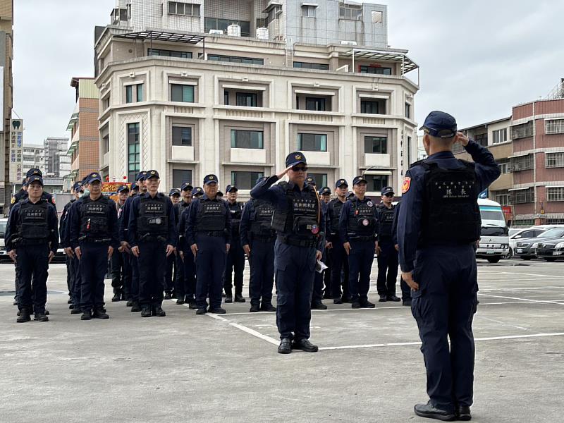 強化大甲媽祖遶境維安，彰化縣警察局成立「機動應變隊」
