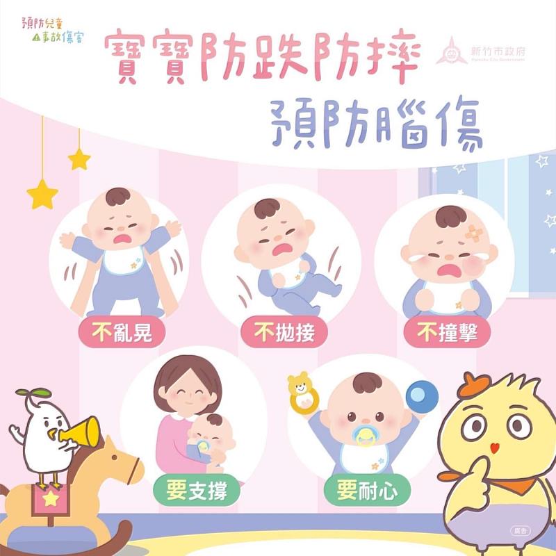 預防兒童事故傷害宣傳EDM。
