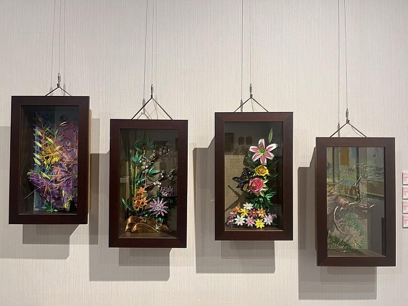 展出之纏花作品
