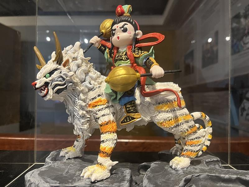 黃昭智老師作品「二太子騎拾」