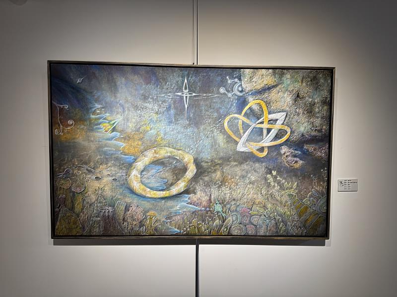 圖3 第一屆「湖光之星」湖畔畫會菁英聯展作品。