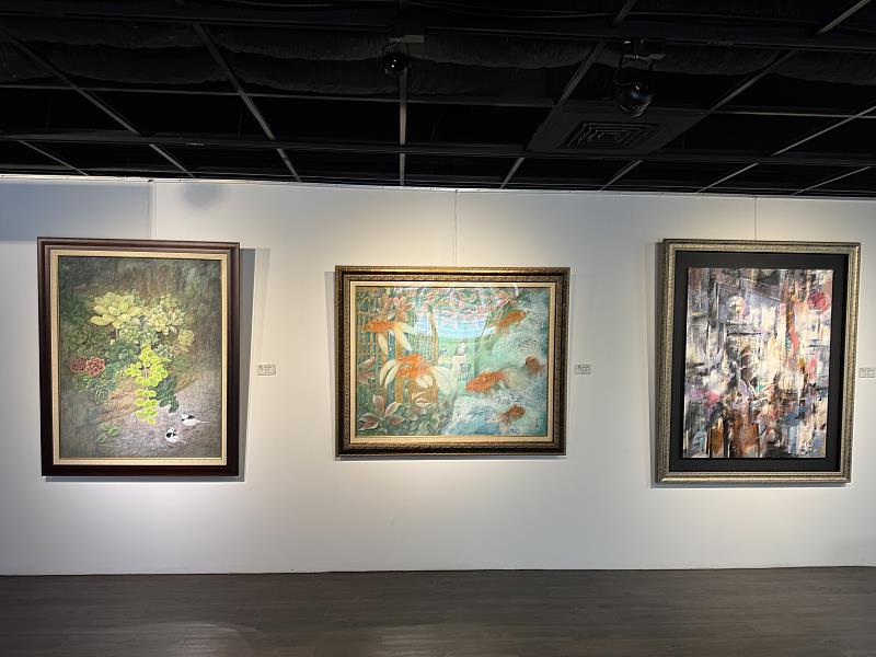圖5 第一屆「湖光之星」湖畔畫會菁英聯展作品。
