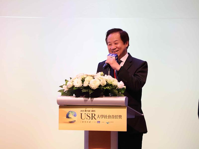張國恩校長領軍的東海大學團隊拿下2025第六屆遠見USR大學社會責任獎四項獎項。