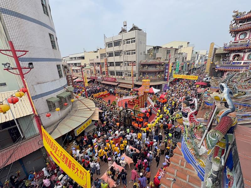 大甲媽祖遶境祝壽大典盛大舉行，上萬信眾同慶媽祖壽辰