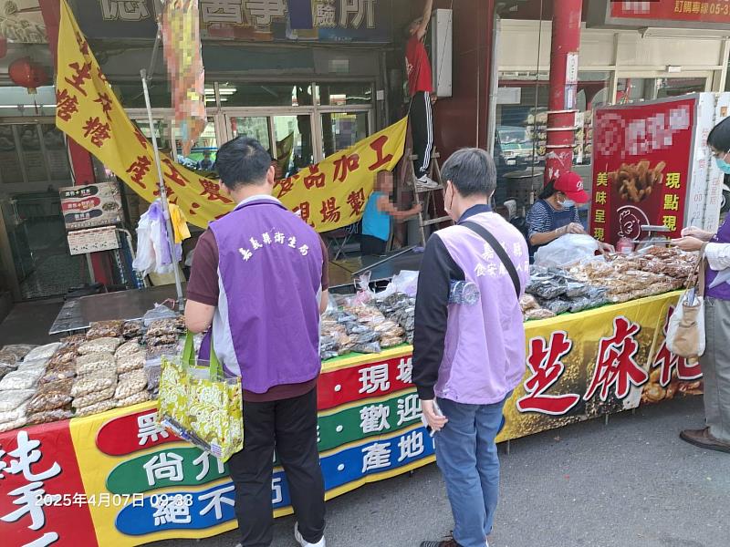 來嘉迎媽祖 衛生局啟動稽查護食安