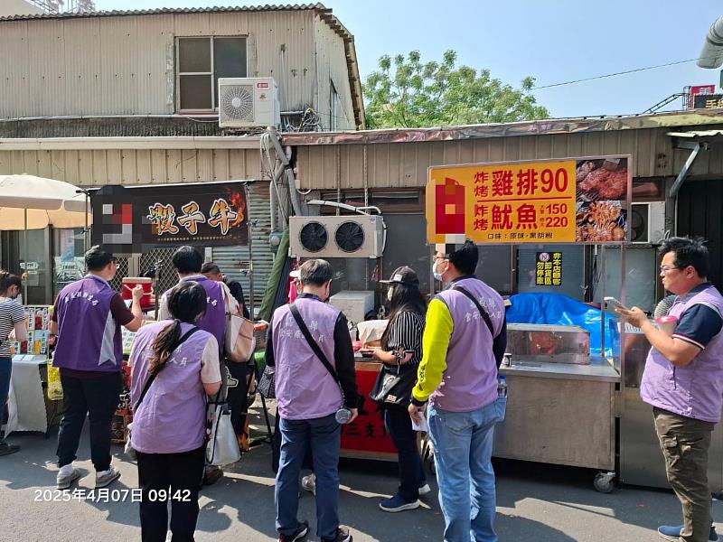 來嘉迎媽祖 衛生局啟動稽查護食安