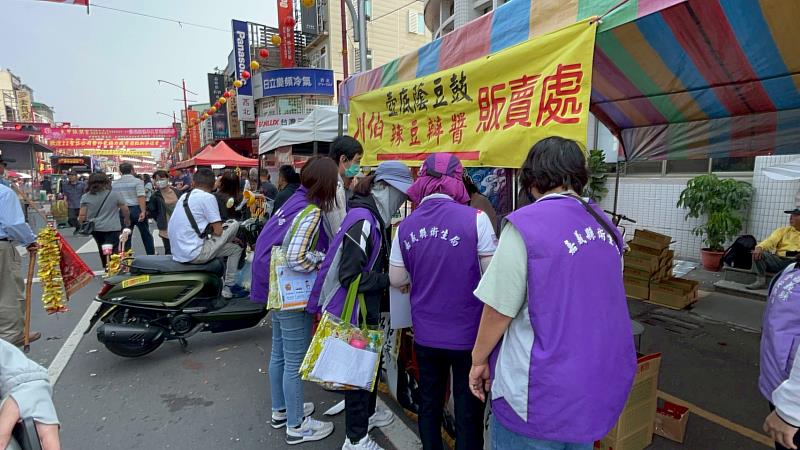 來嘉迎媽祖 衛生局啟動稽查護食安