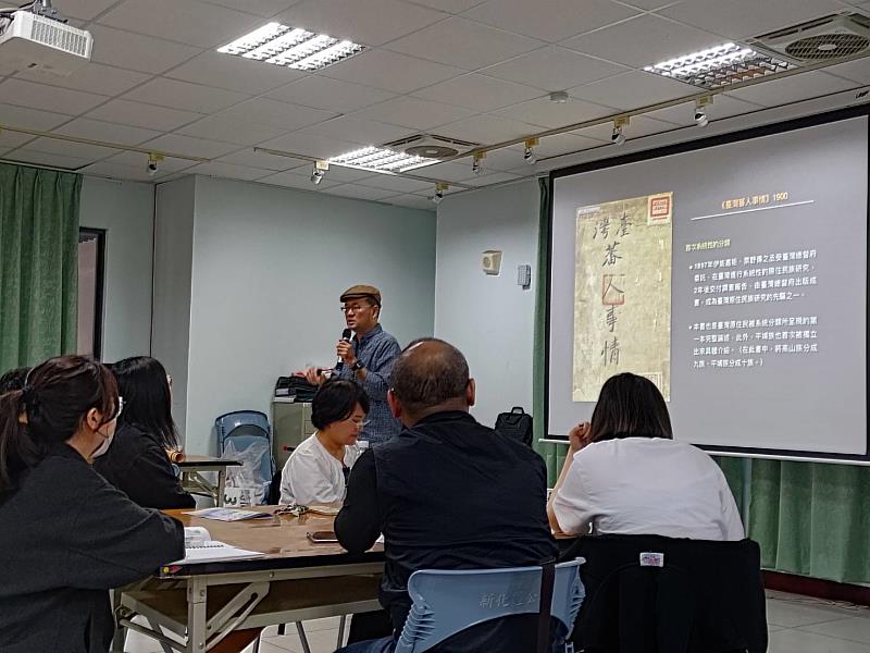 陳冠彰博士分享從族群反思自己，進而思考「城牆」、「族群身分」在當代臺南到底是界線還是連結