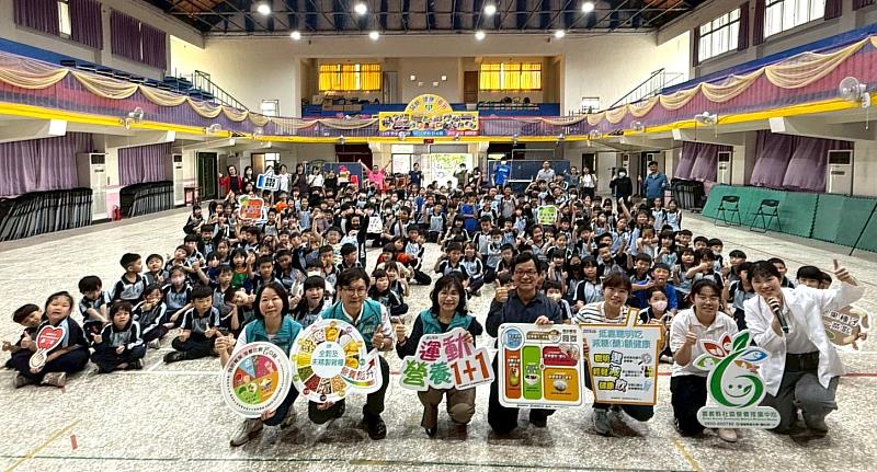 嘉縣強化校園學童「均衡飲食，健康選食」識能 連辦18場健康講座