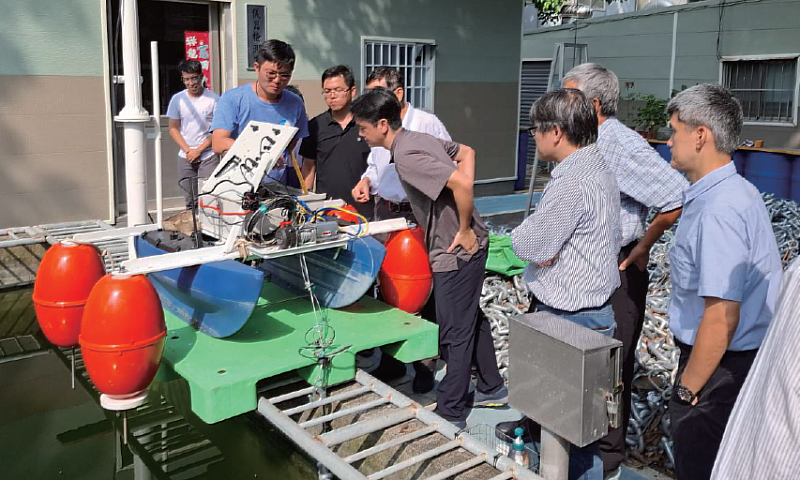 智慧海洋水聲監測系統（國立成功大學設計提供）