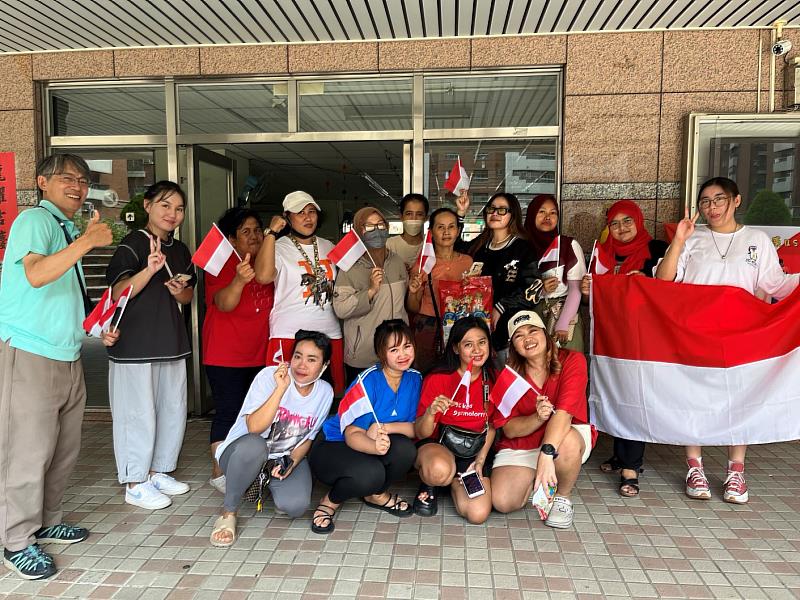 「藻到新力亮」計畫進行看護關懷活動，於印尼國慶期間，為印尼姊妹舉辦國慶同歡會。