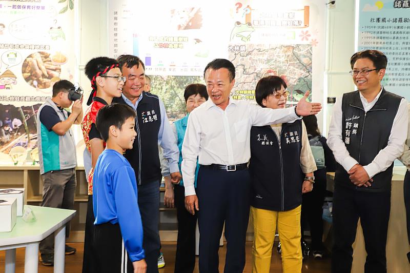 嘉縣府打造百大夯學點，大林社團國小成立諸羅樹蛙生態教育館-4