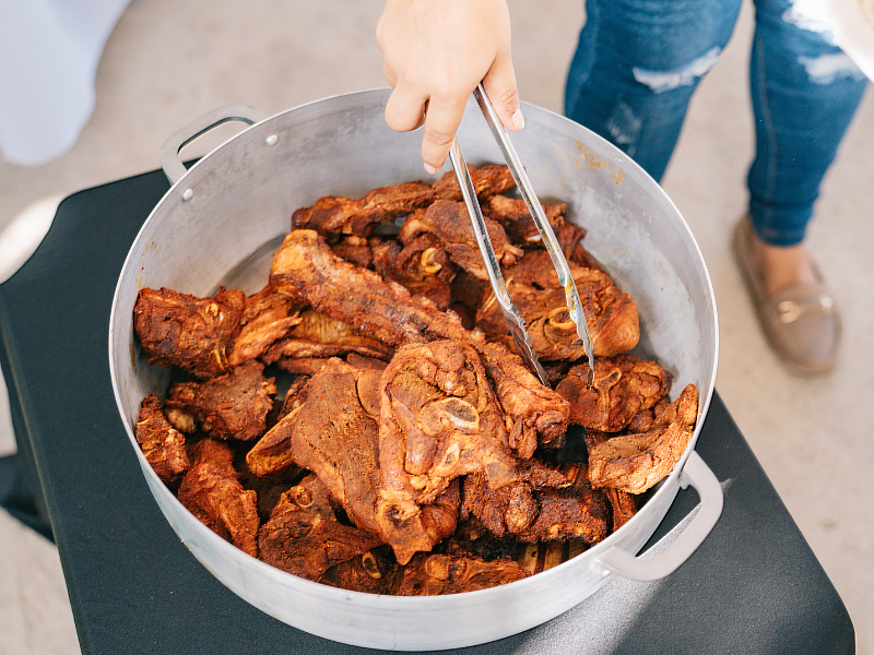 BBQ羊排香味四溢