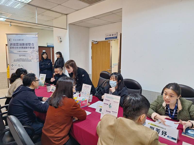 臺科大推廣教育中心職前班就業媒合情形。