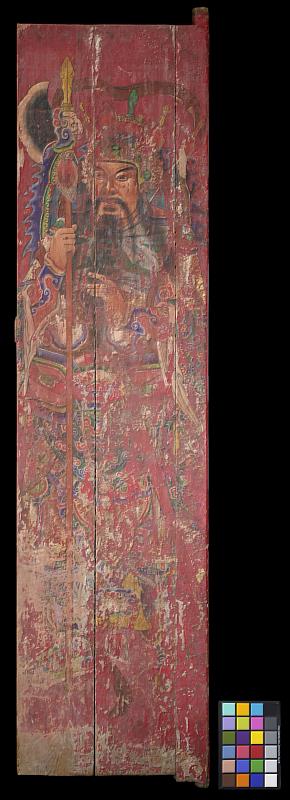 修護前陳德聚堂門神之「神荼」門神