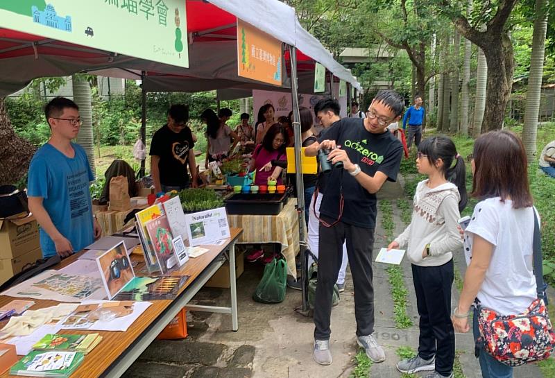 臺博館19日於南門館舉辦永續市集,打造友善環境消費體驗