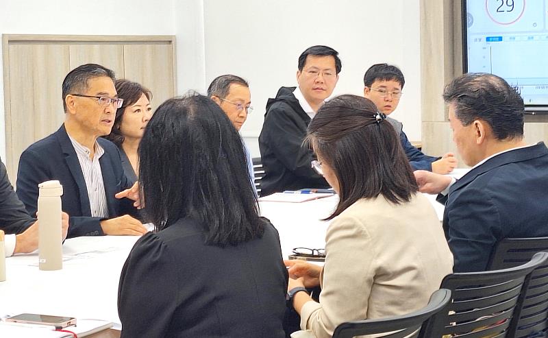 AI創智學院李宗翰院長於會中說明核心理念。（圖／淡江大學提供）