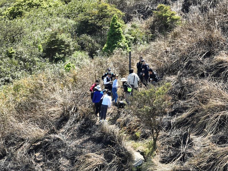 文化大學地理系無人機團隊馳援陽明山火災，精準空拍助攻災後重建。