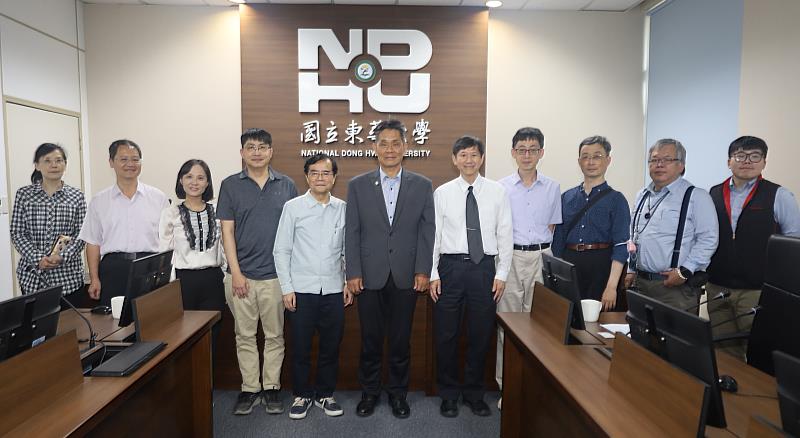 景碩科技股份有限公司拜訪國立東華大學。