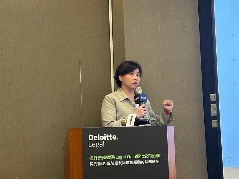 勤業眾信法律科技諮詢服務副總經理張馨云