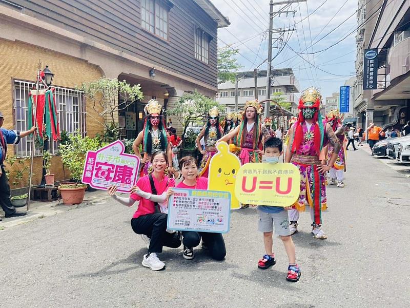 配天宮媽祖繞境登場,朴子衛生所邀民眾看熱鬧顧健康 -2