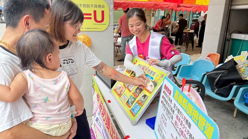 配天宮媽祖繞境登場,朴子衛生所邀民眾看熱鬧顧健康 -3