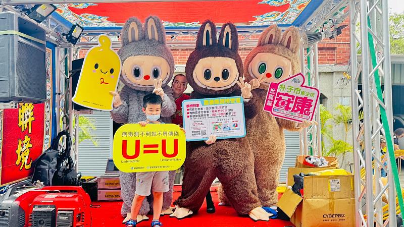 配天宮媽祖繞境登場，朴子衛生所邀民眾看熱鬧顧健康 -1