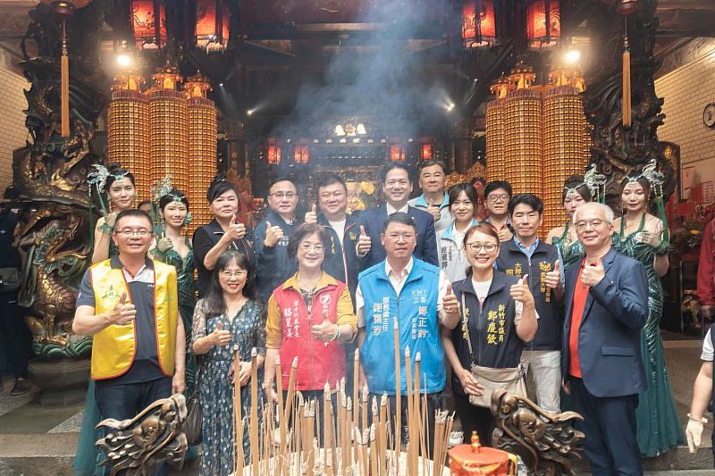 新竹內天后宮慶祝天上聖母聖誕合影