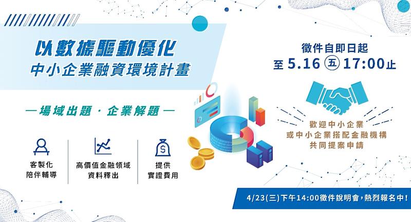【以數據驅動優化中小企業融資環境計畫-實作驗證協作】徵件說明會
