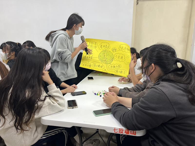 長榮女中進行「減碳腦力激盪」環境教育研習