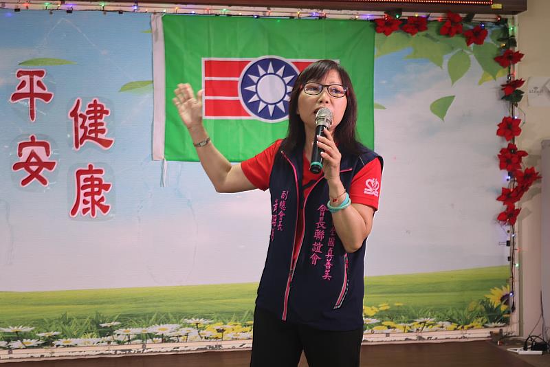救國團全國真善美會長聯誼會副總會長黃昭月致詞