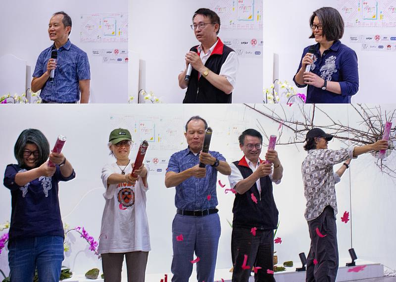 與會貴賓致詞與開幕拉炮儀式為此次展覽與五月新一代設計展獻上祝福。